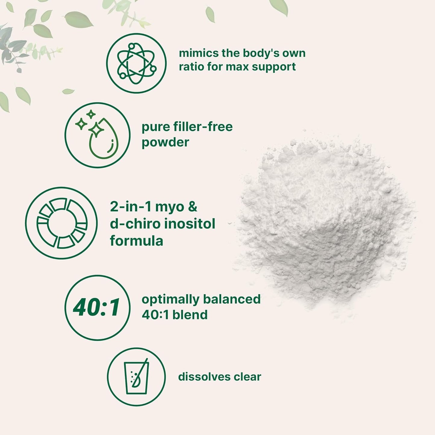 Myo-Inositol & D-Chiro Inositol Powder