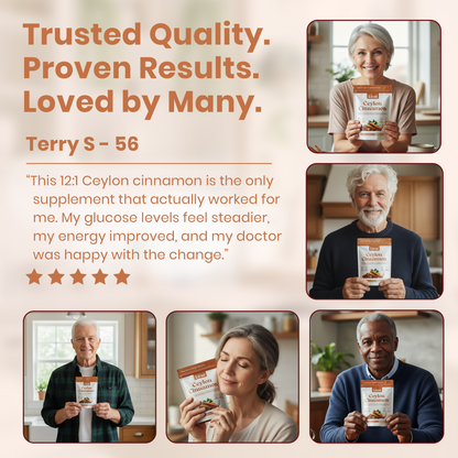 Ceylon Cinnamon 7200mg Equivalent with MCT Oil