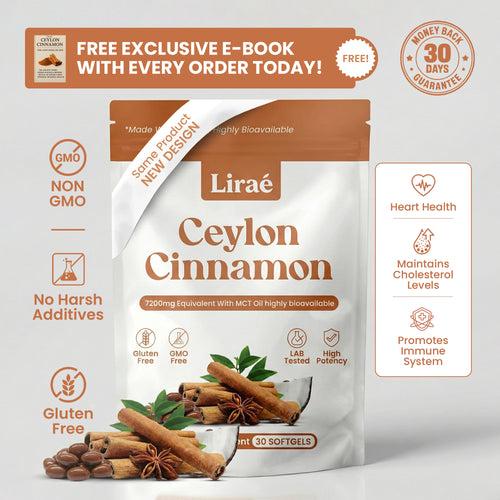 Ceylon Cinnamon 7200mg Equivalent with MCT Oil